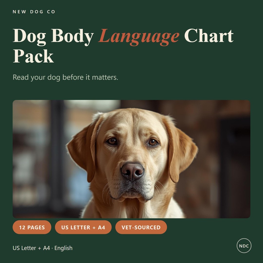 Dog Body Language Chart Pack