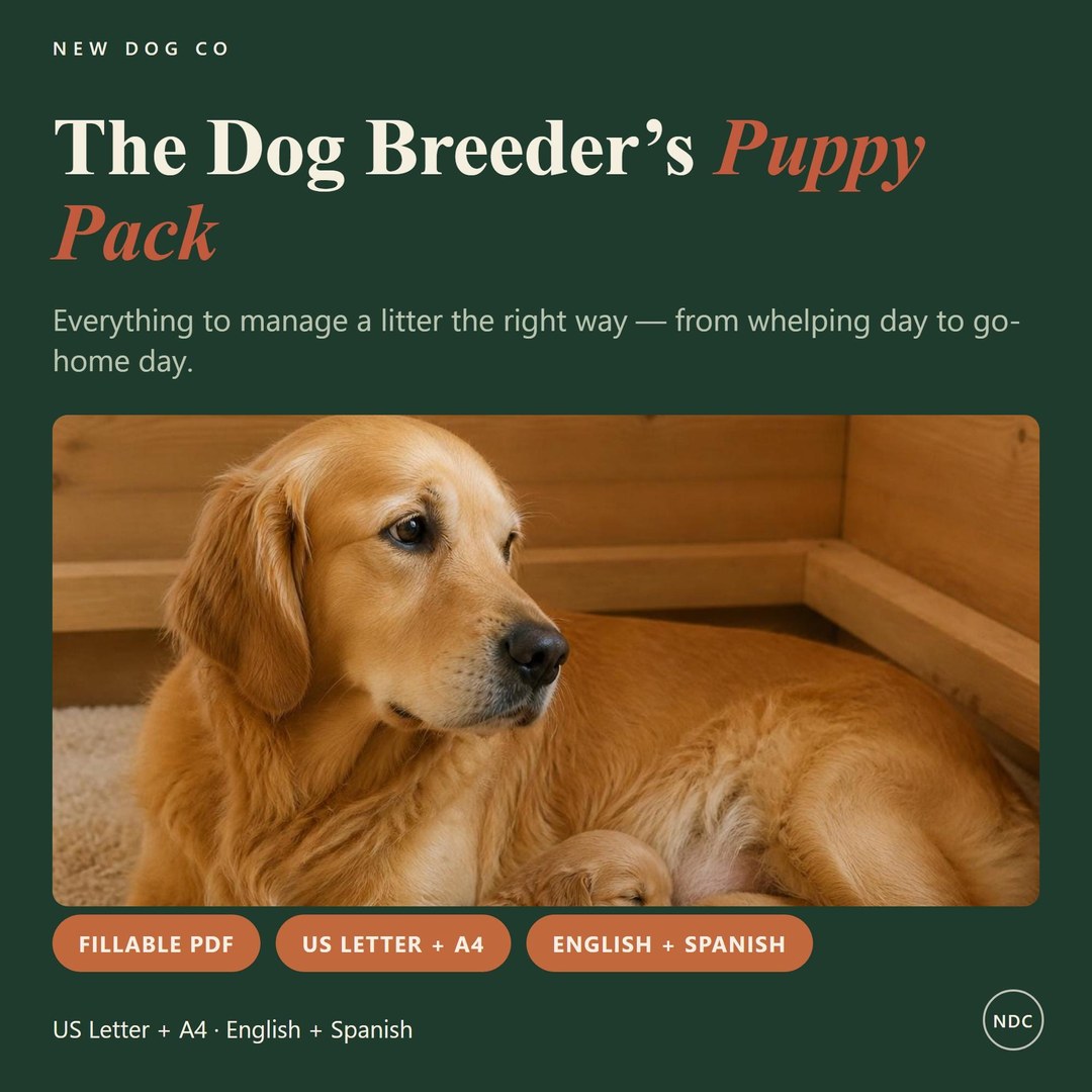 Dog Breeder Forms Bundle