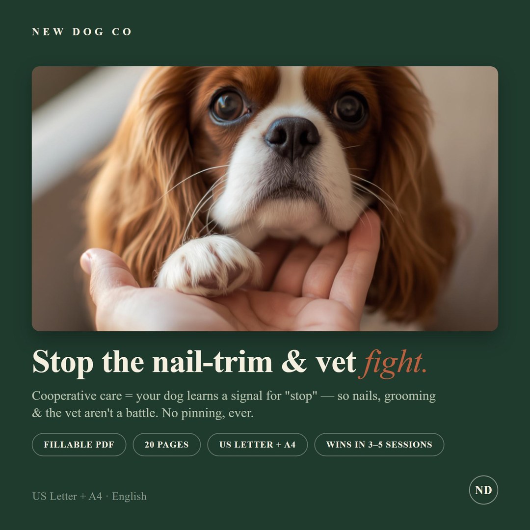 Dog Cooperative Care Guide