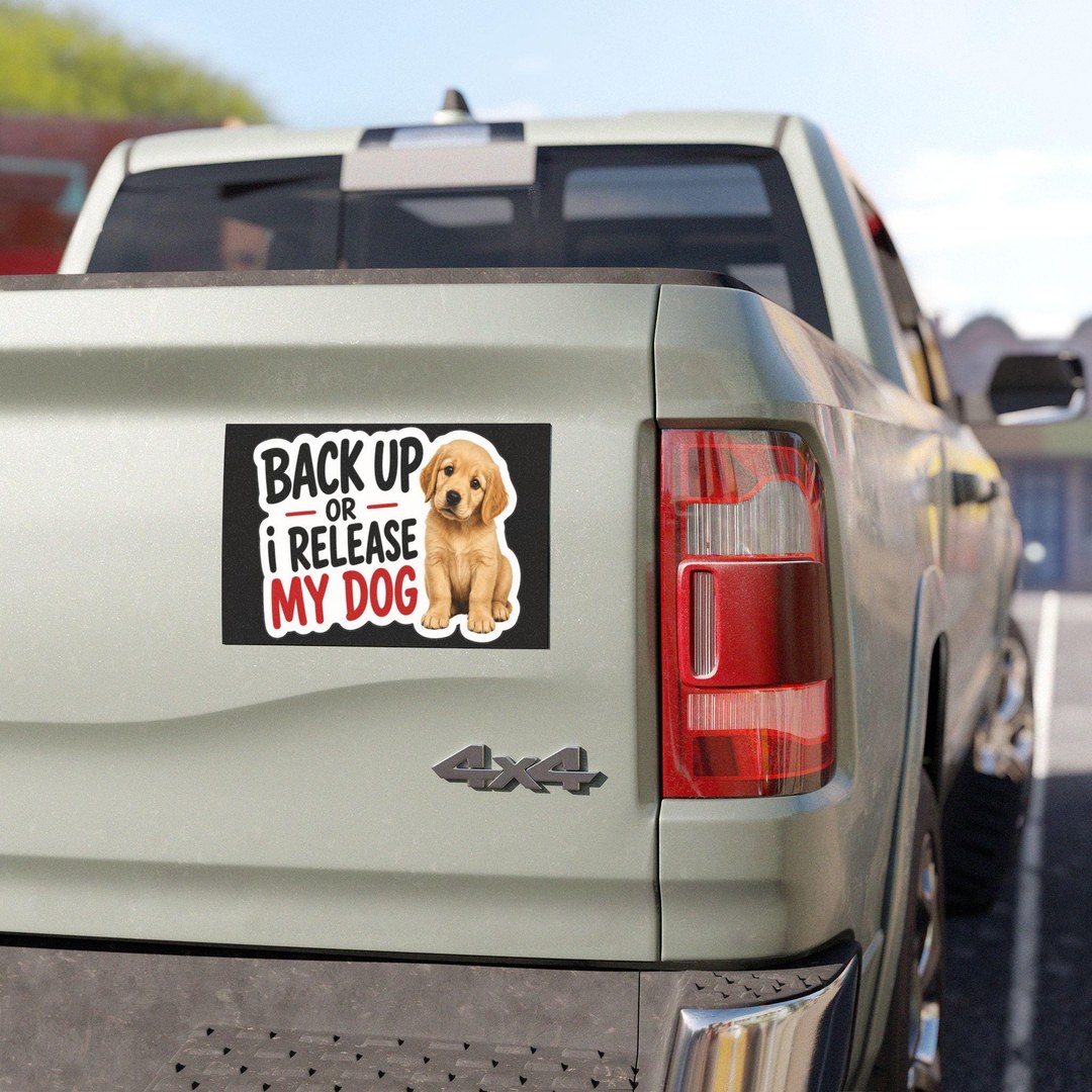 Funny Dog Car Magnet