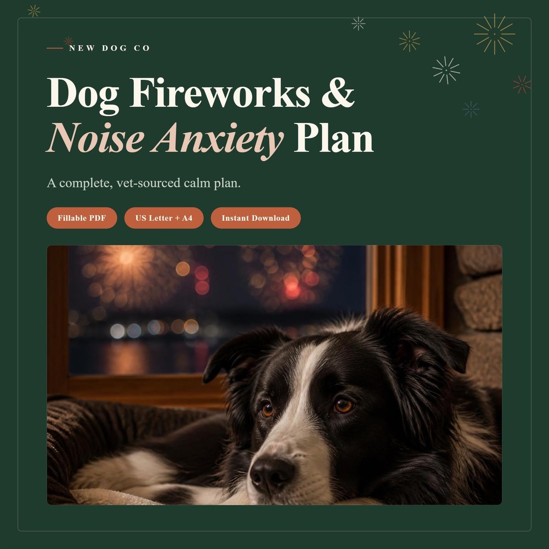 Dog Fireworks & Noise Anxiety Plan