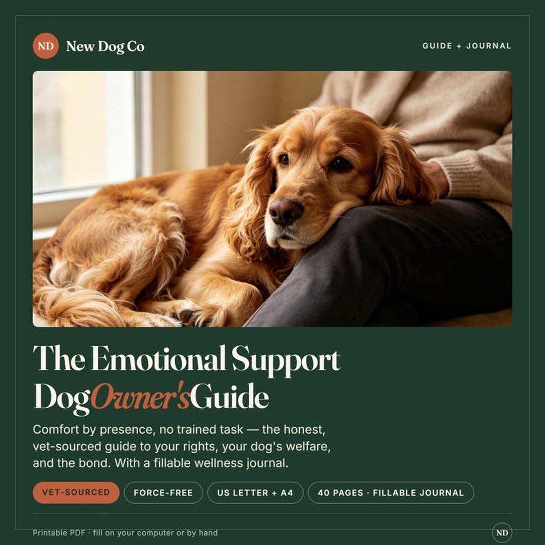 Cover of the Emotional Support Dog Guide & Journal