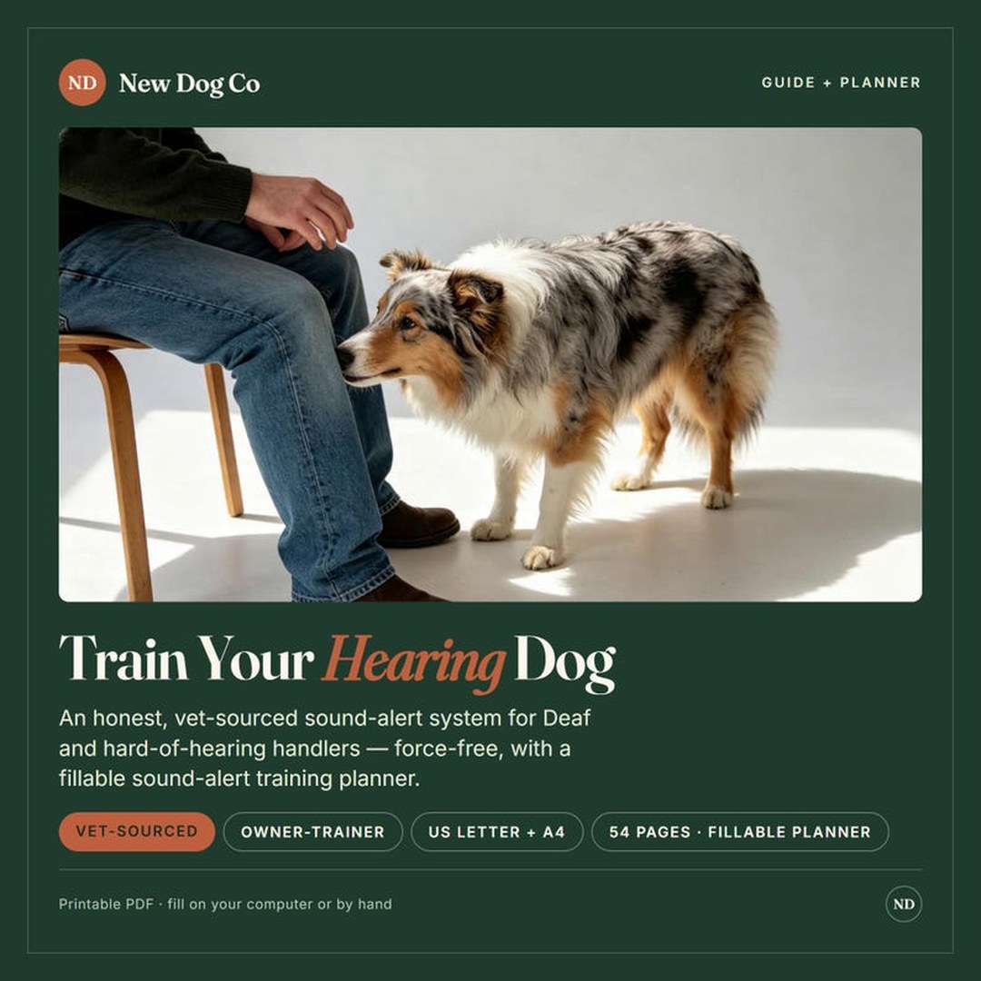 Cover of the Hearing Service Dog Guide & Planner
