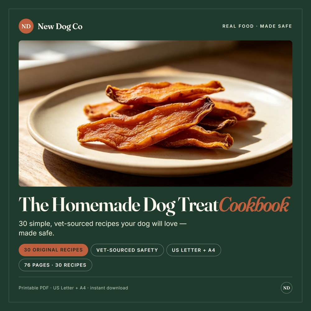 Homemade Dog Treat Cookbook