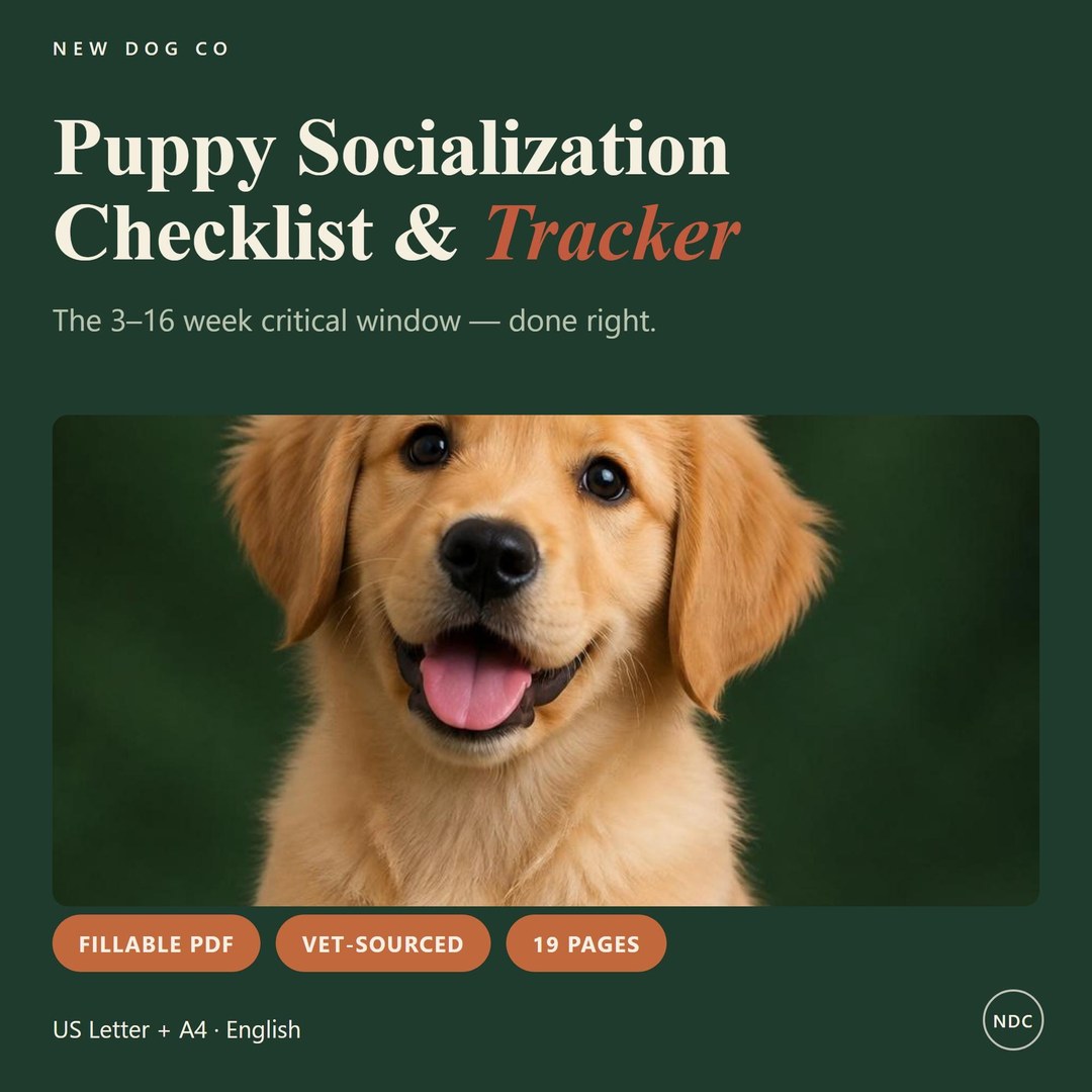 Puppy Socialization Checklist & Tracker