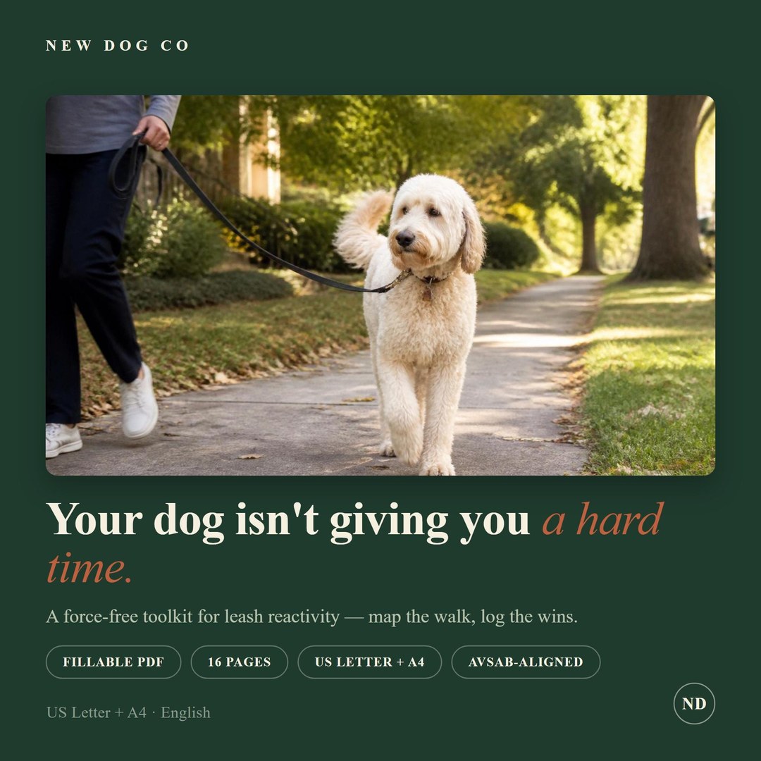 Reactive Dog Training Toolkit